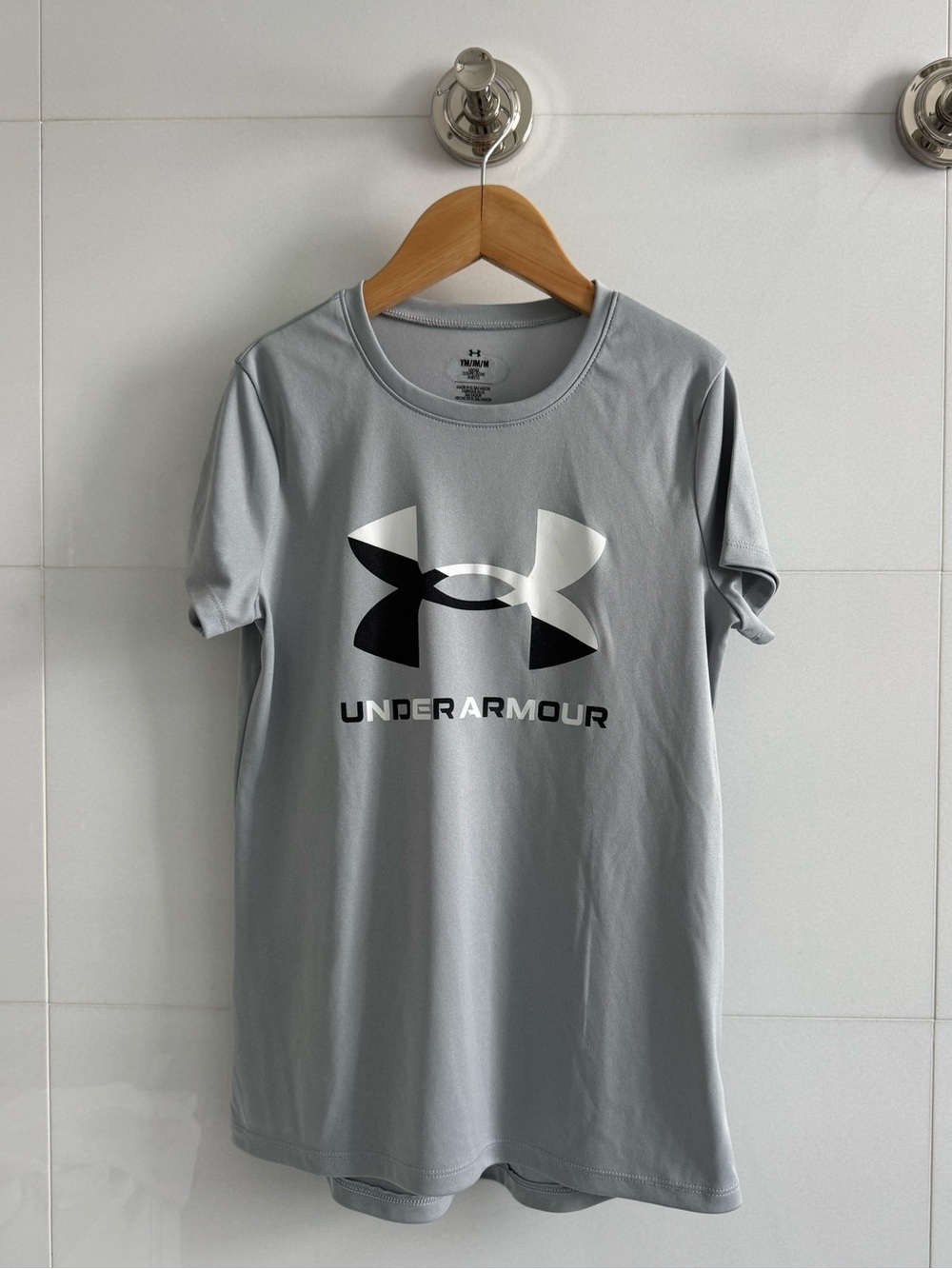 Under Armour Light Gray Short-Sleeve Performance Tee